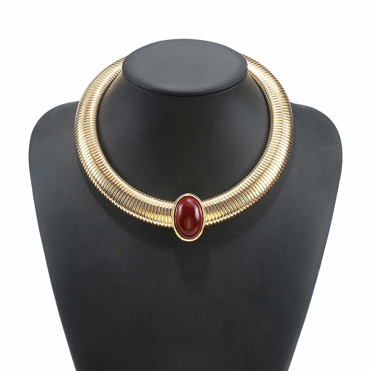 Wide Version Snake Bones Chain Collar Personality Necklace