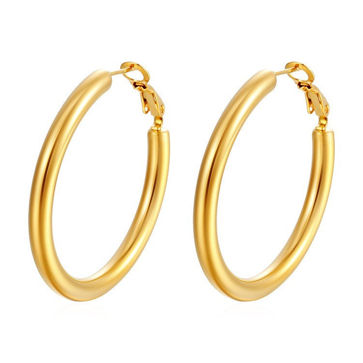 Women's Style Round Simple Trendy Niche Design Unique Graceful Earrings