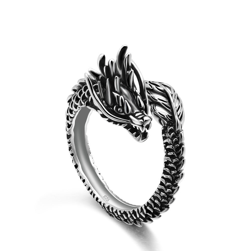 Men's Retro Chinese Style Imitation Alloy Ethnic Ring