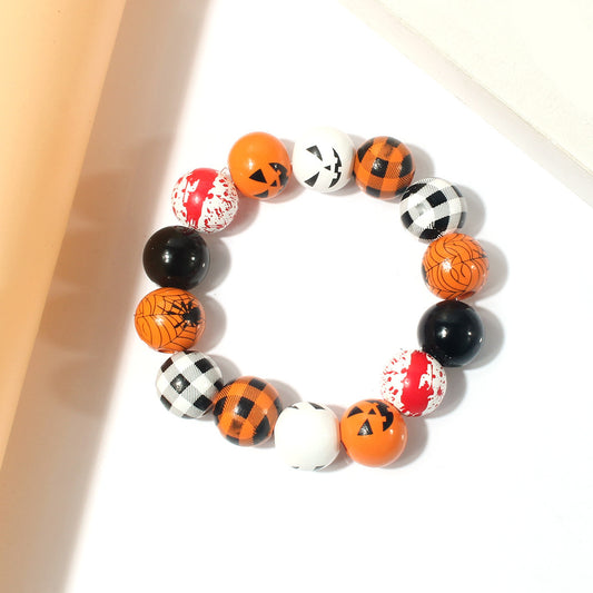 Beliebte lässige, stilvolle Ornament-Halloween-Stretch-Armbänder