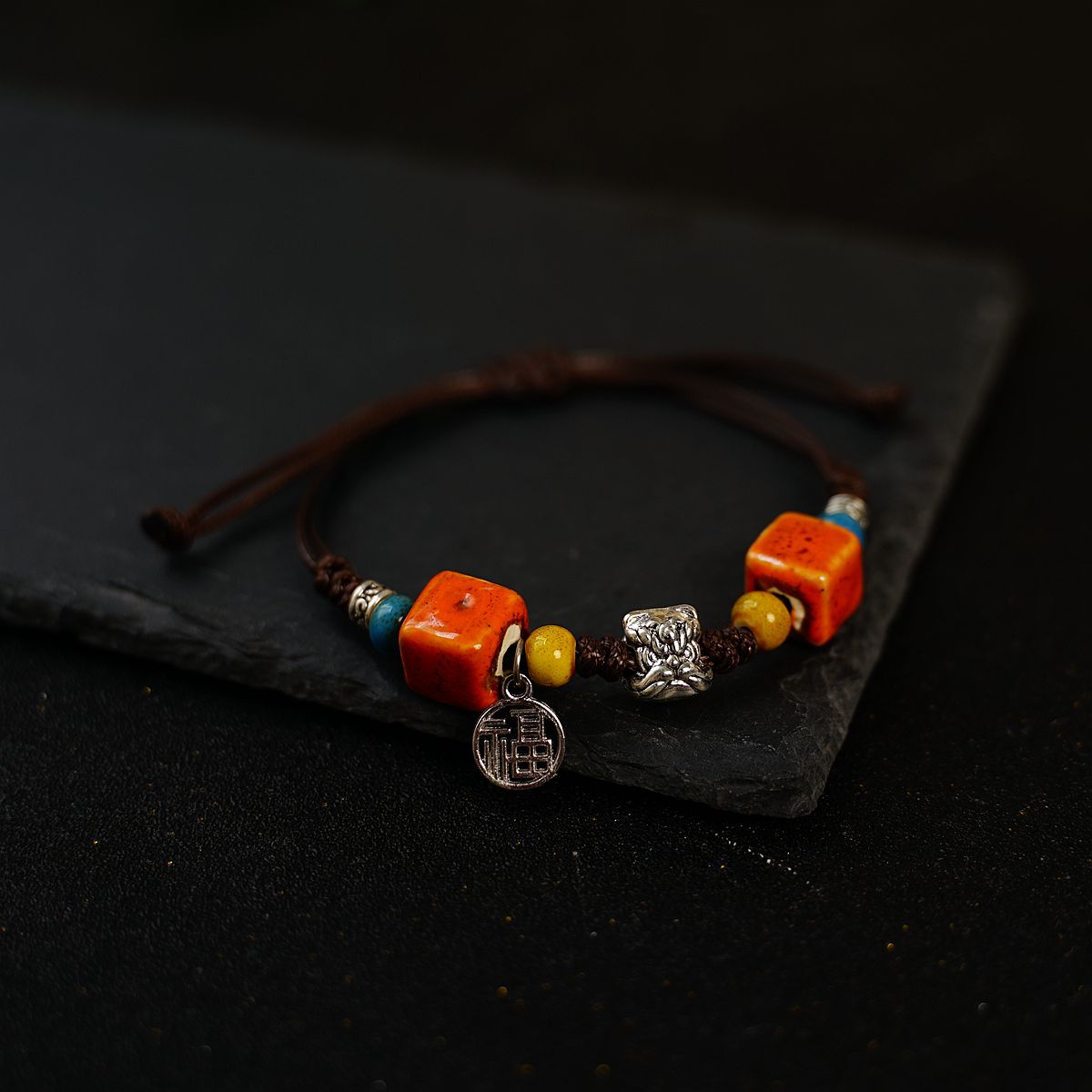 Strap Artistic Fresh Ceramic Retro Ethnic Bracelets