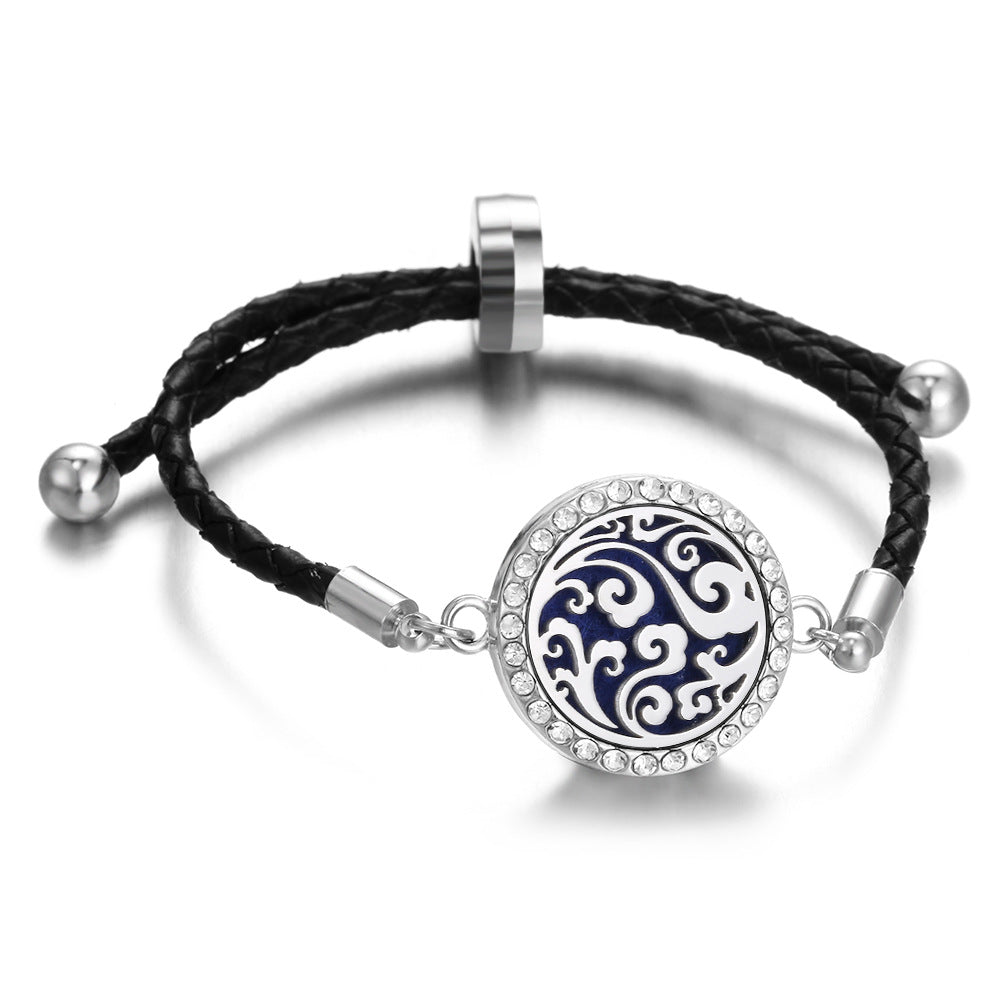 Leather Thread Perfume Diffuser Summer Braid Bracelet
