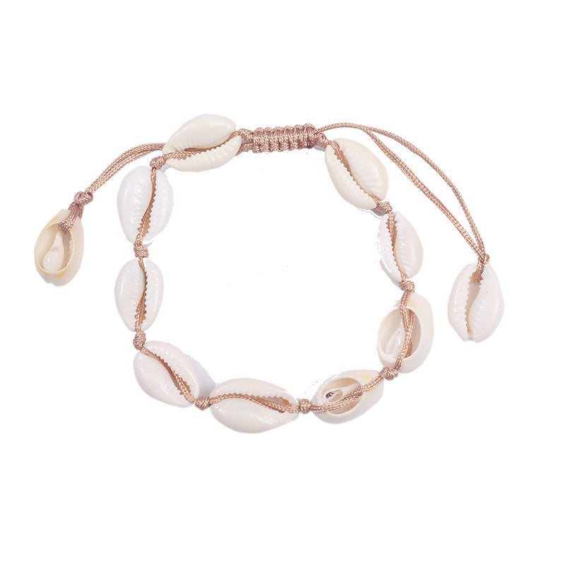 Seaside Style Beach Shell Ocean Woven Bracelets