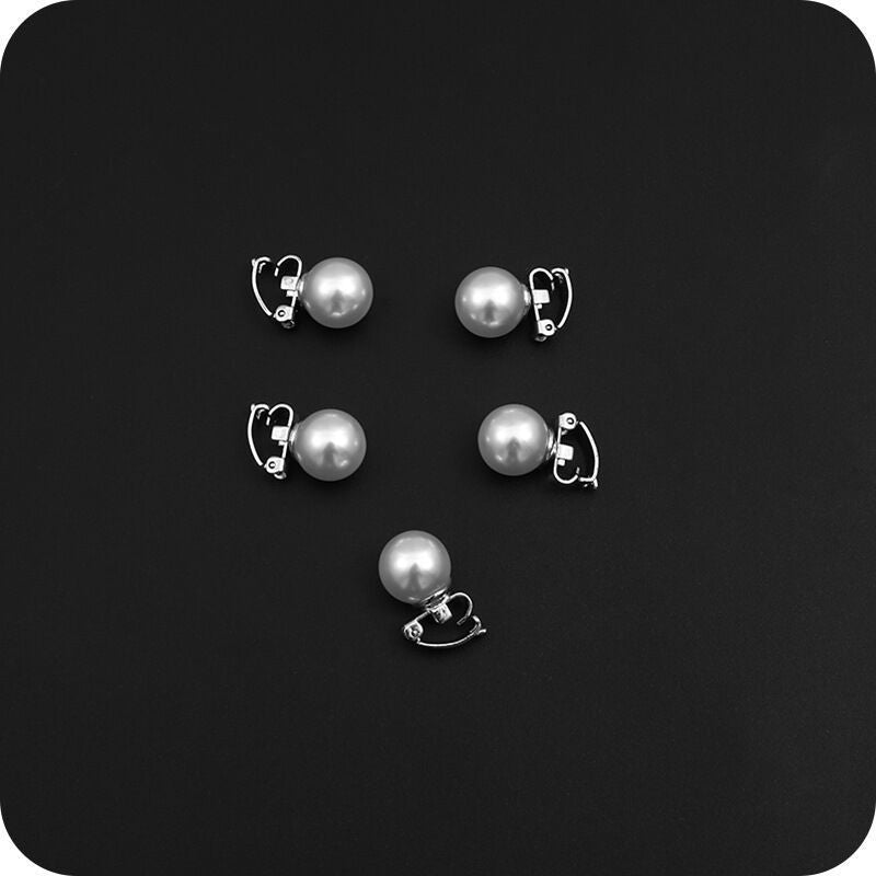 Chen Headdress Clip Hair Decorative Button Bean Ring