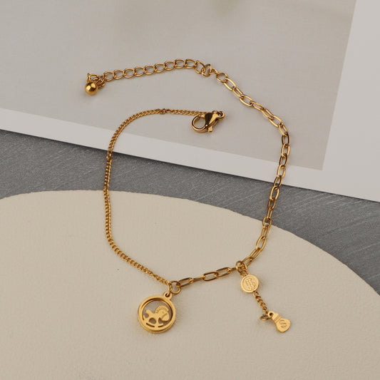 Golden Vintage Colorfast Immediately Rich Anklet Bracelets