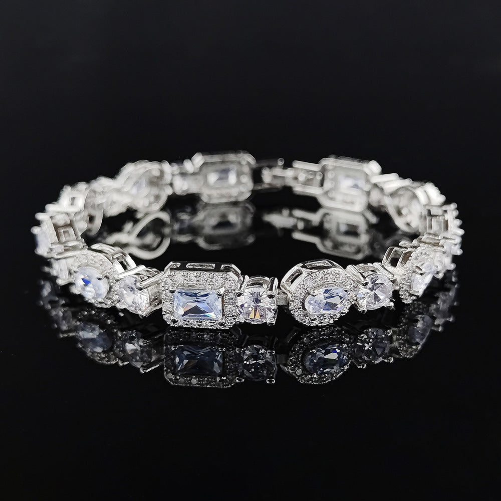 Women's Popular Full Rhinestone Design Niche Bracelets