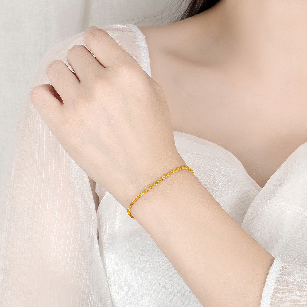 Bracelets de personnalité simples à fleurs étoilées de luxe pour femmes