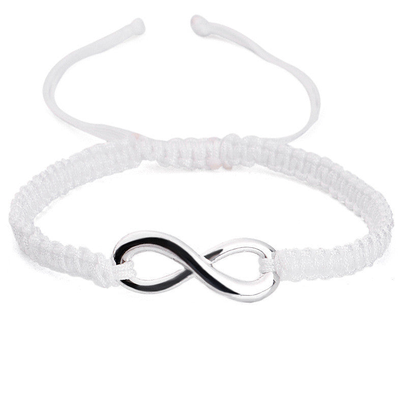 Words Infinite Woven Adjustable Friendship Couple Bracelets