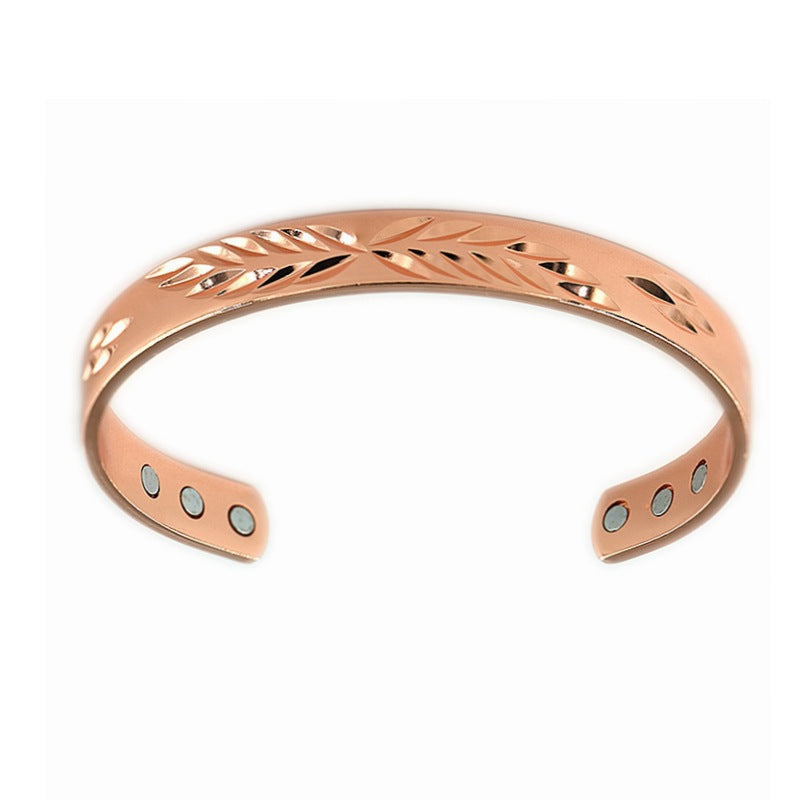 Women's Magnet Fashion Simple Opening Health Bracelet