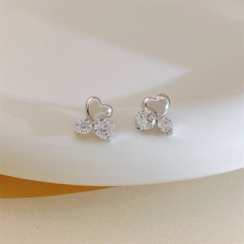 Boucles d'oreilles de haute qualité, Design de niche tendance, Style froid simple