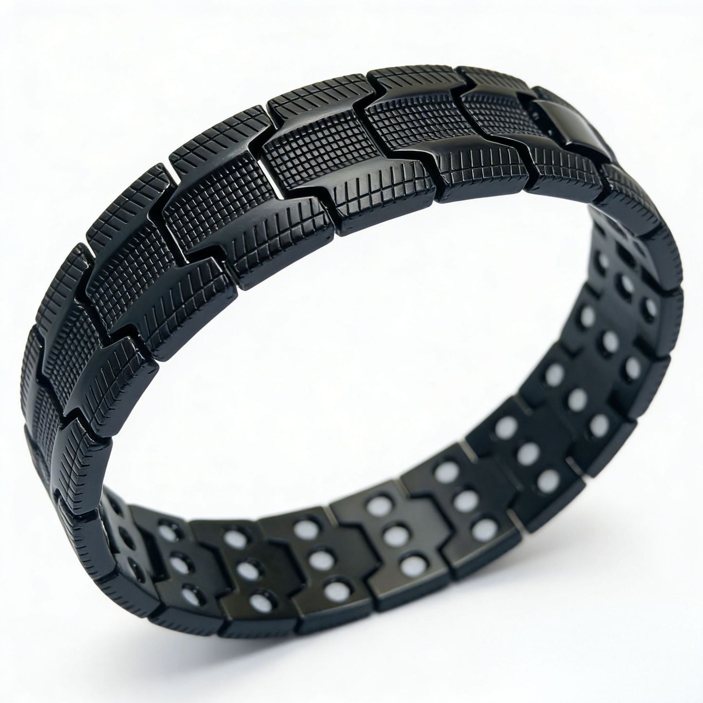 Men's Fashion Retro Environmental Protection Bronze Three Rows Bracelet