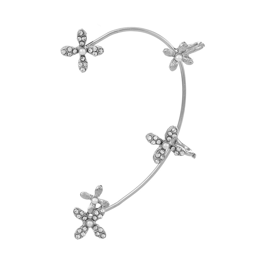 Women's Fairy Mori Style Diamond Butterfly Fashion Ear Clip