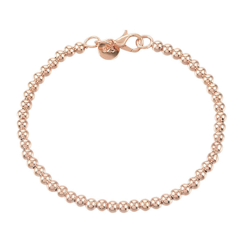 Sier plaqué or classique dames simples mode petits bracelets