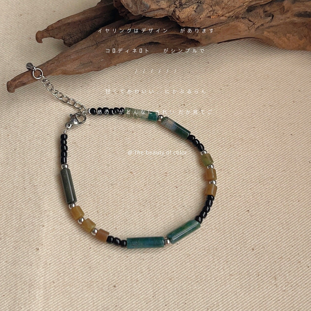 Chinese Style Natural Stone Handmade Design Bracelets