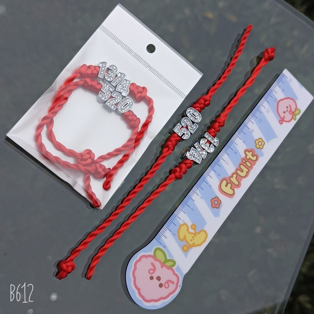 Dragon Boat Festival Jewelry Colorful Braided Rope Life Red Bracelets