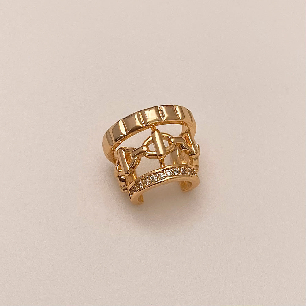 Metal Female Without Pierced Minority Design Simple Ear Clip