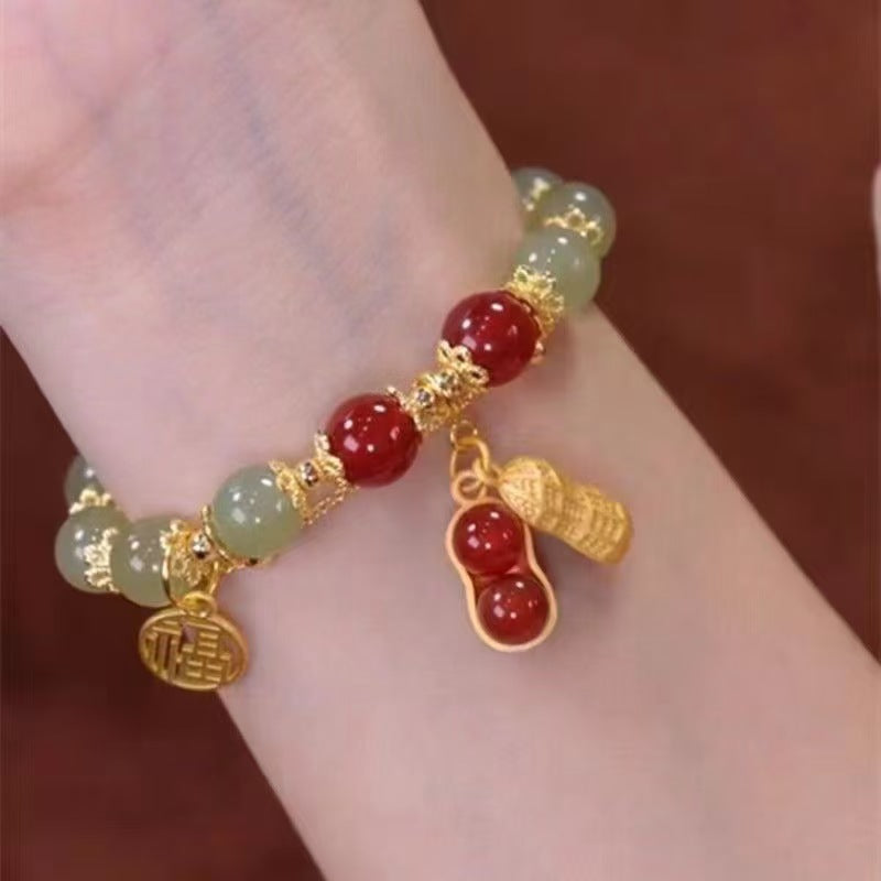 Style Imitation Jade Peanut Exquisite Fashion National Bracelet