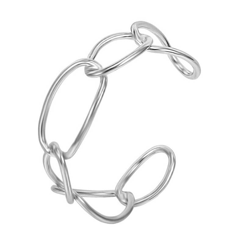 Women's Gold Plated Design Hollow Metal Cold Style Bracelet