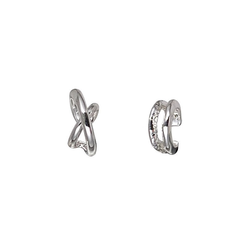 Cold Style Double Bone Female Niche Unique Ear Clip