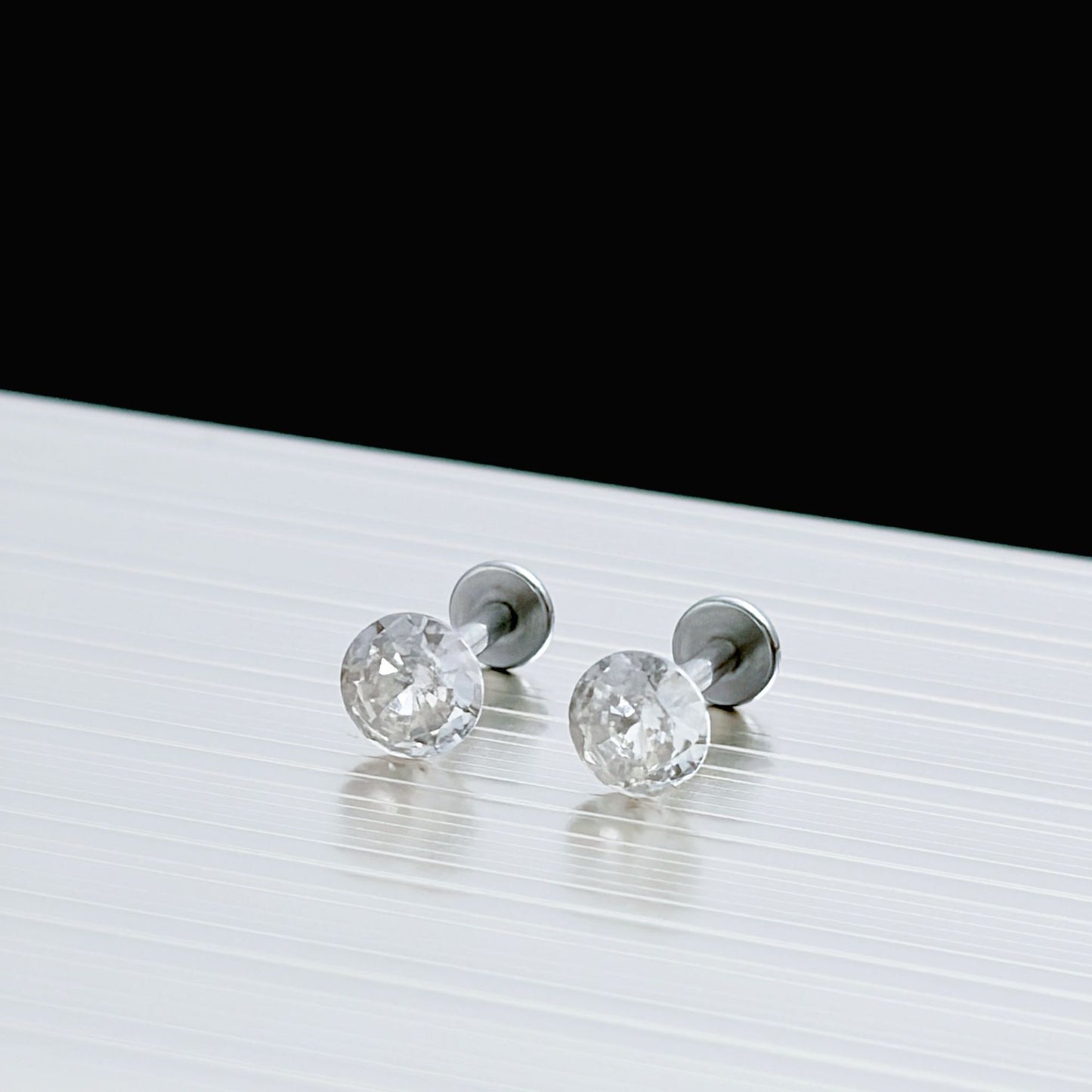 Screw Titanium Steel Ear Bone Sweet Cool Stud Earrings