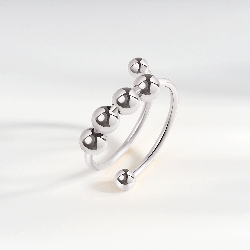 Women's & Men's Creative Stress Relief Geometric Beaded Rings