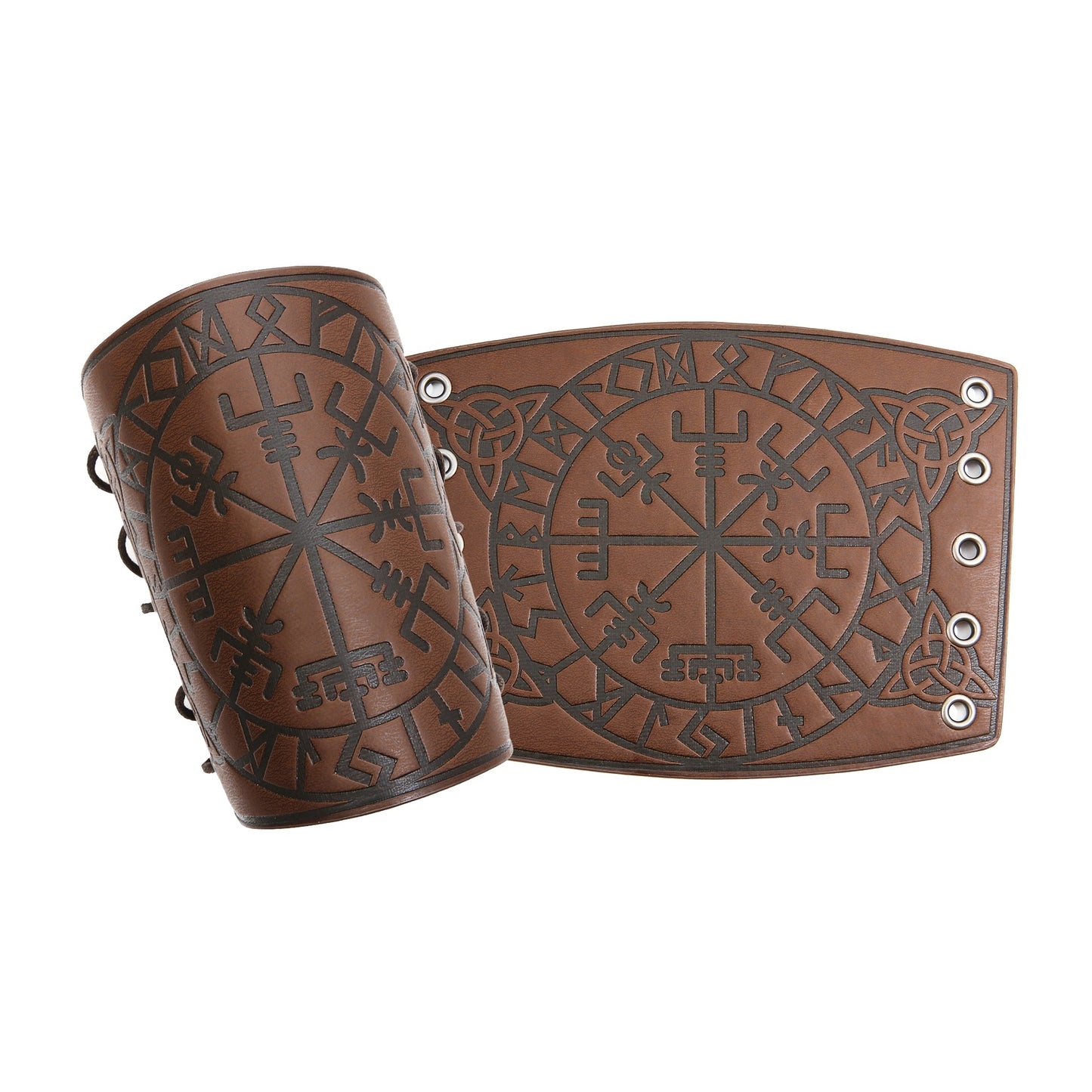 Wristband Leather Geometric Retro Riding Protective Bracelets