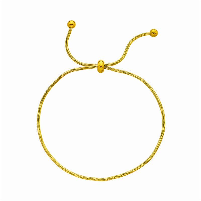 Fashion Vintage Metal Hip Hop Punk Gold-plated Titanium Steel Necklaces