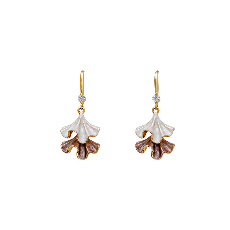 Women's Purple Tassel High-grade Light Luxury Ear Rings