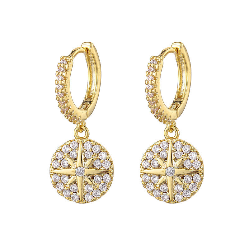 Women's Round Light Luxury Niche Design Advanced Earrings