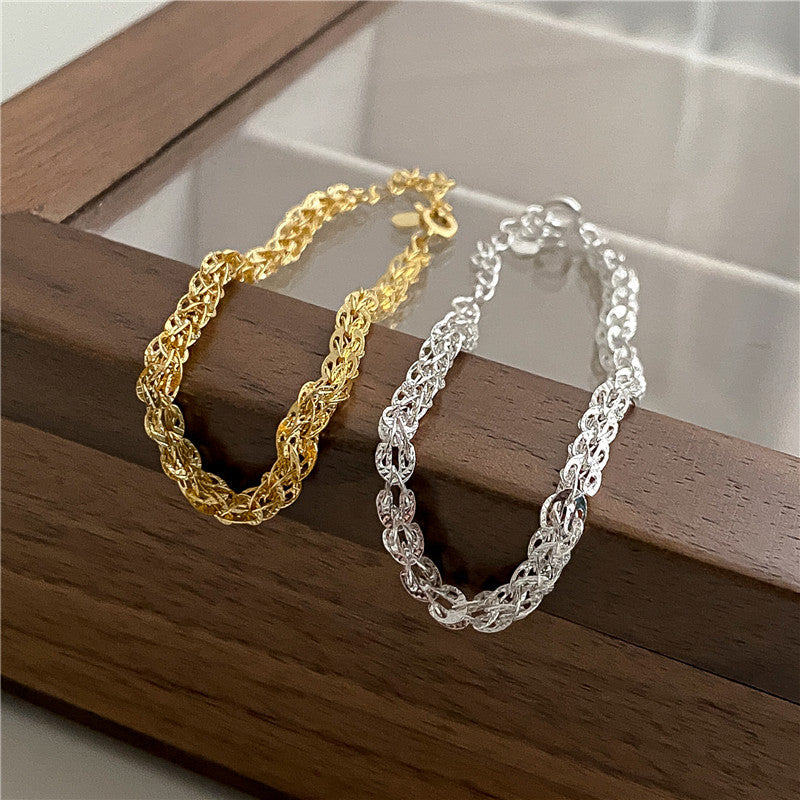 Women's Korean Style Gold And Two-color Phoenix Bracelets