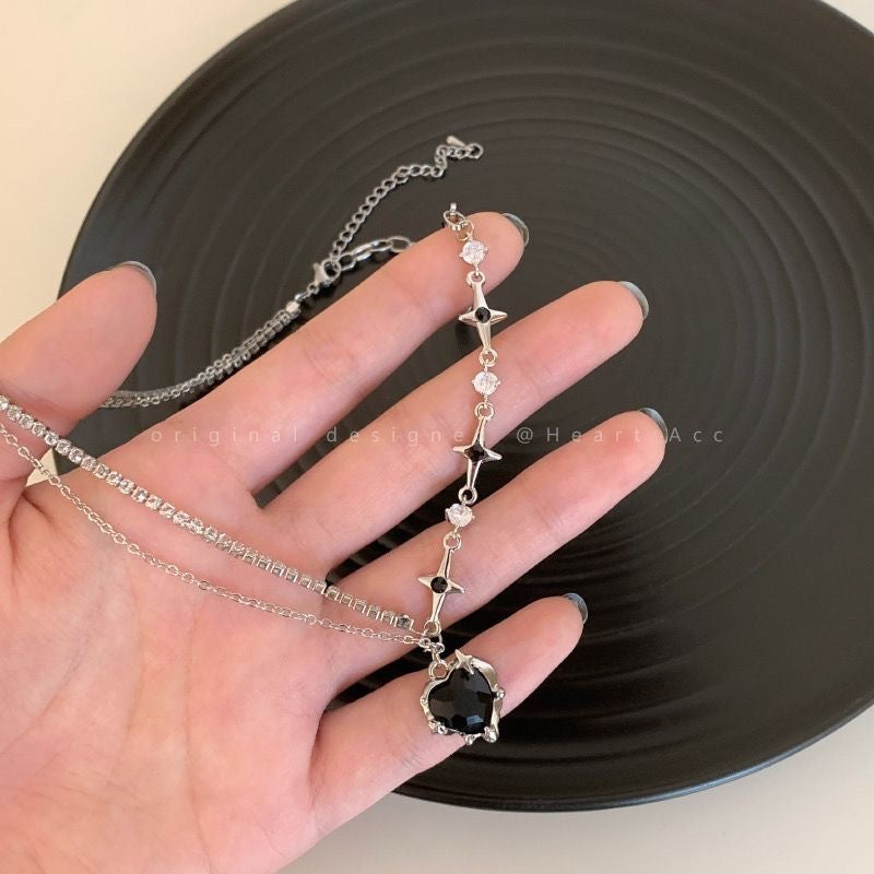 Women's Cool Love For Trendy Light Luxury Minority Necklace