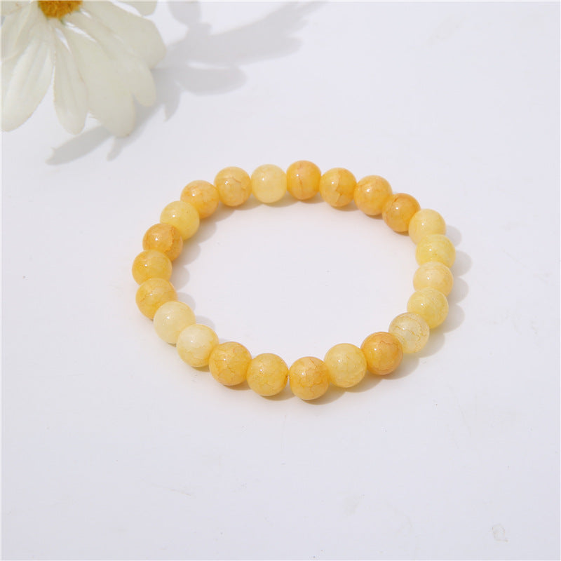 Broken Glass Beaded Female Finger Soft Beads Bracelets