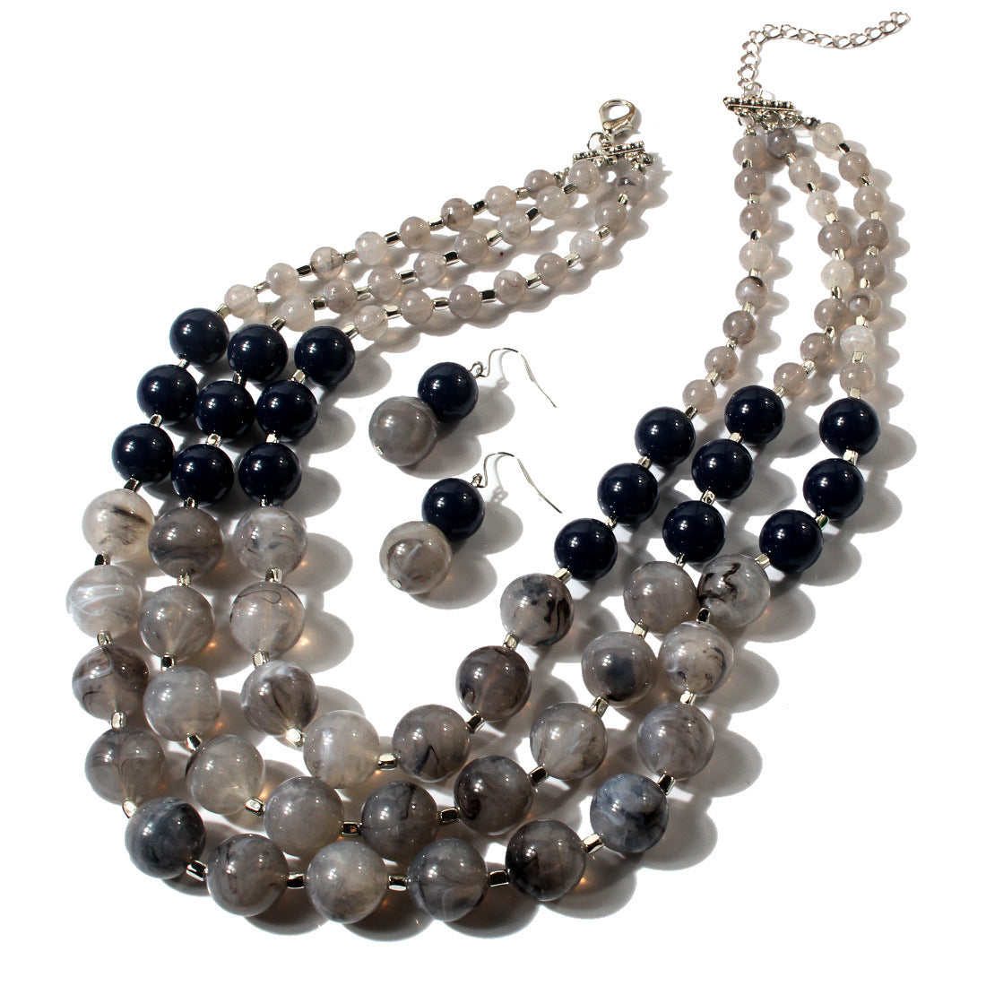 Women's Fashion Exaggerated Ornament Simple Beaded For Necklaces