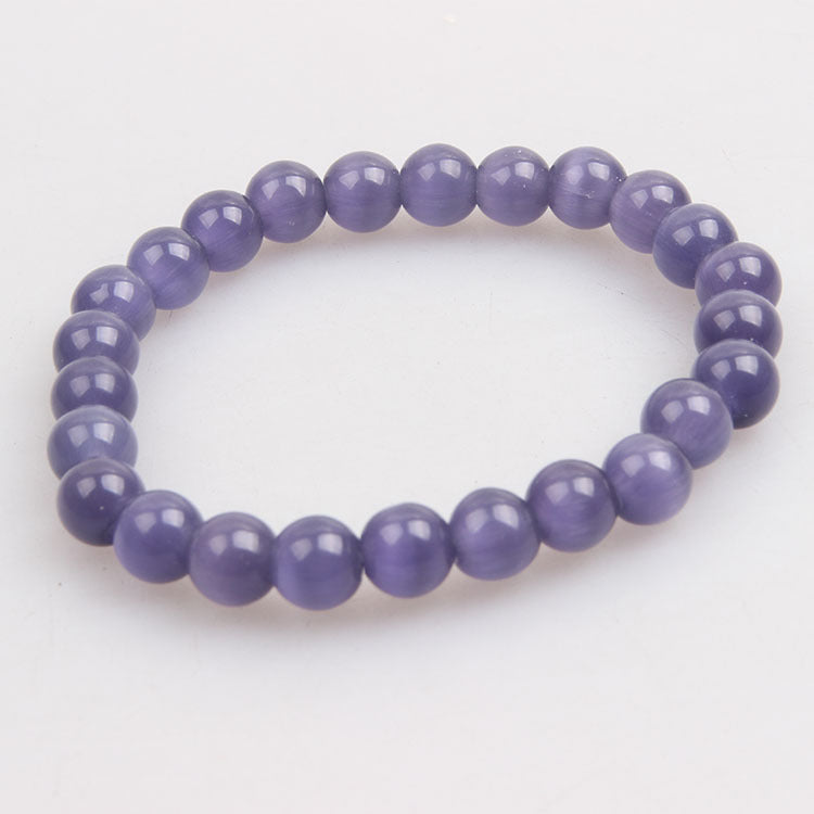 Men's Eye Round Beads Lucky Lady Fresh Simple Bracelet