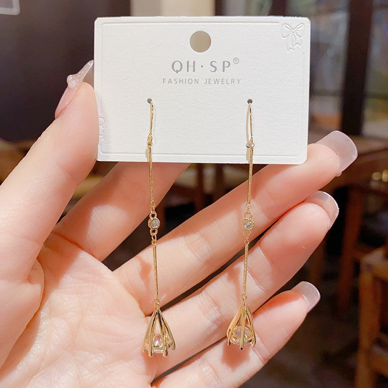 Boucles d'oreilles à clip d'oreille de tempérament de mode de luxe abordable