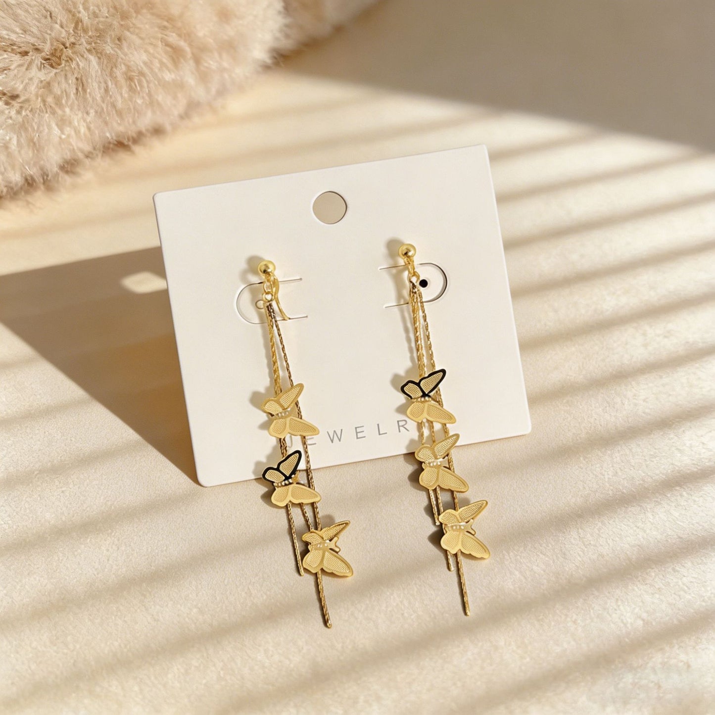 Zircon Tassel Special Interest Light Luxury Elegant No Piercing Required Ear Clip
