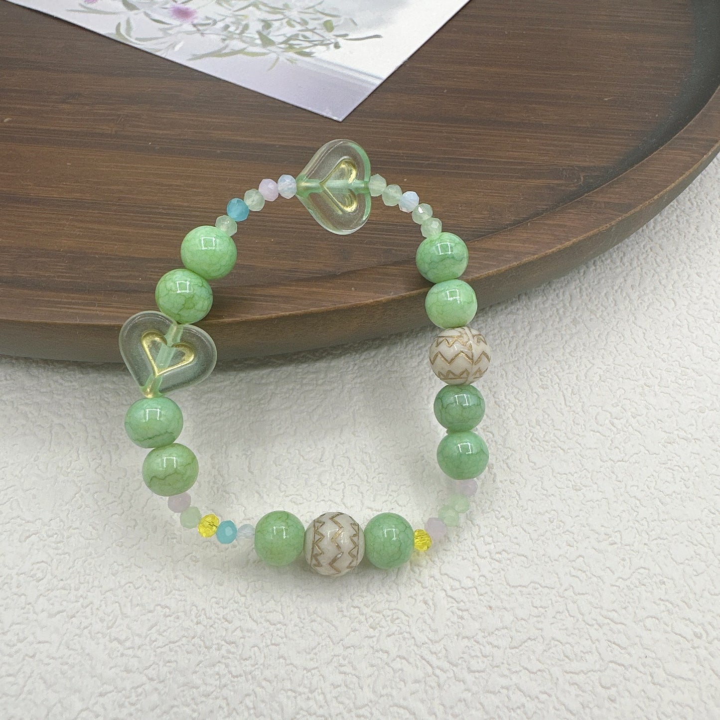 Color Love Beaded Sweet Style Cute Bracelets