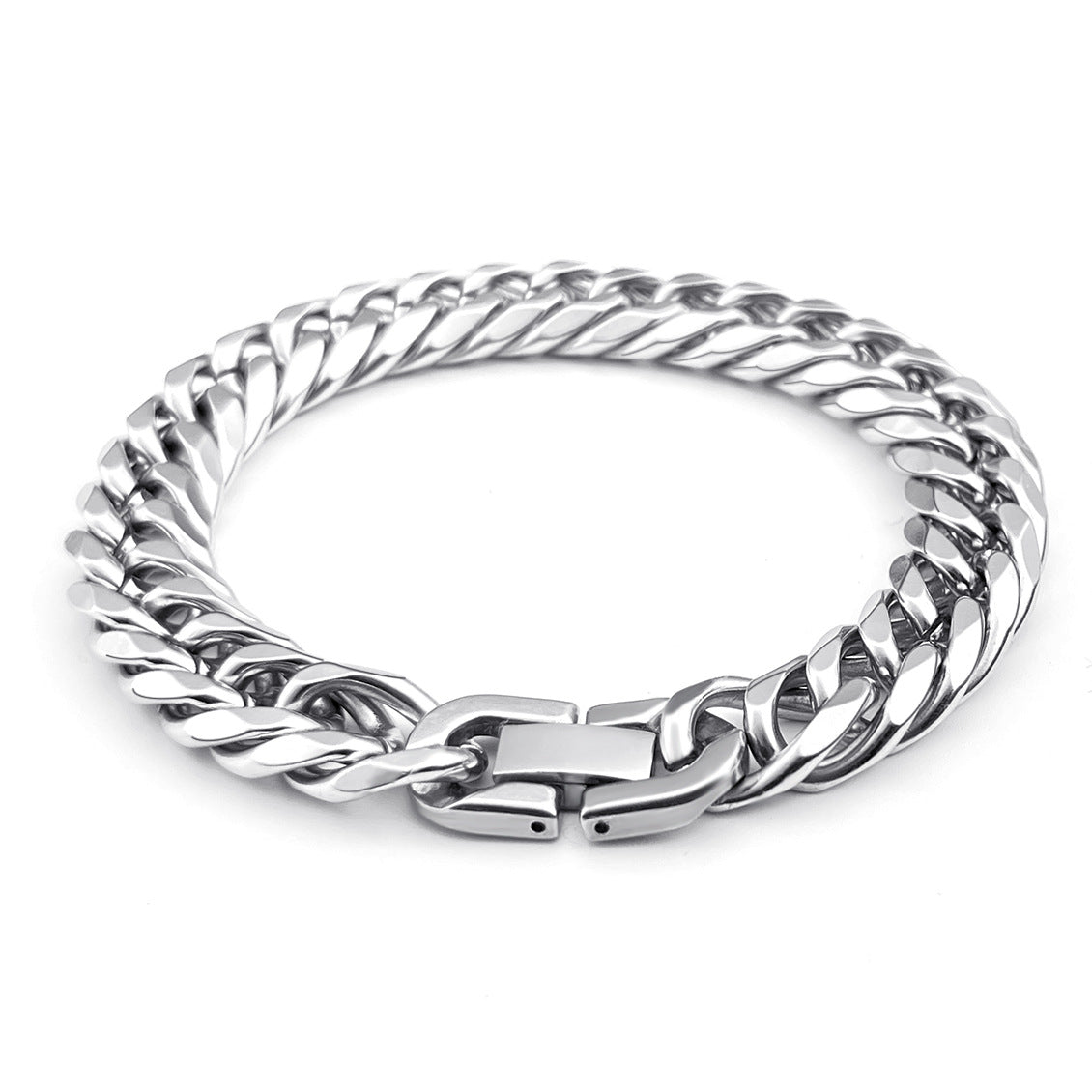 Men's Stainless Steel Widened Bold Domineering Titanium Bracelets