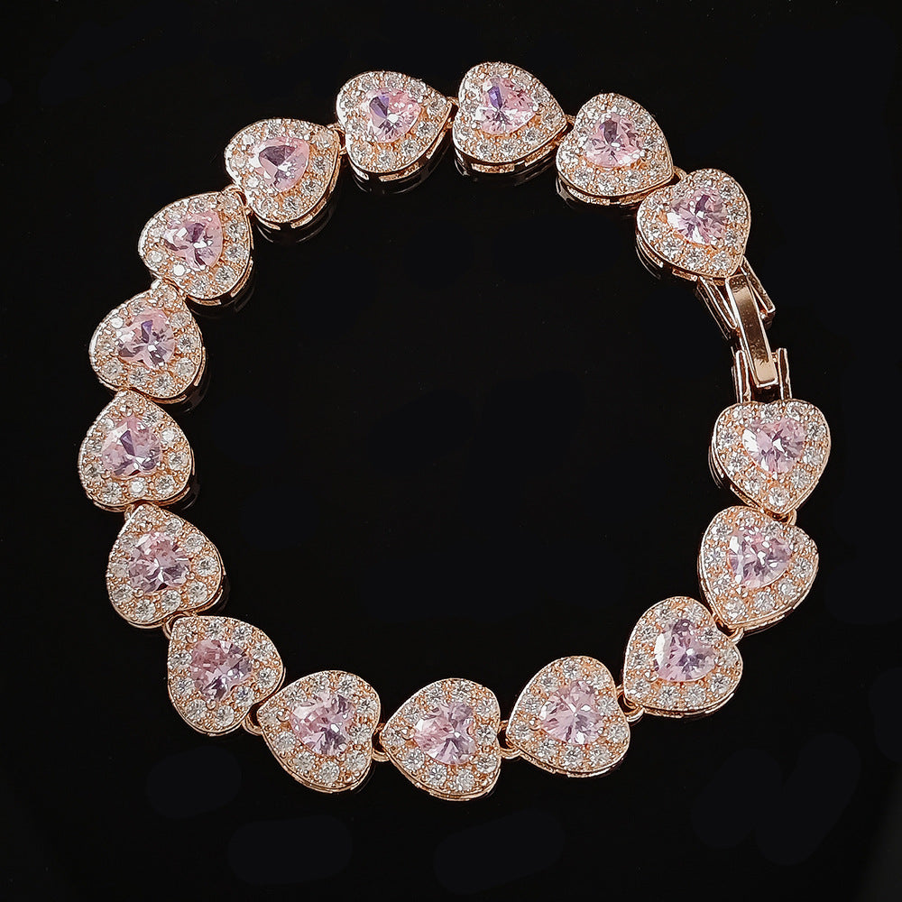 Women's Popular Full Rhinestone Design Niche Bracelets