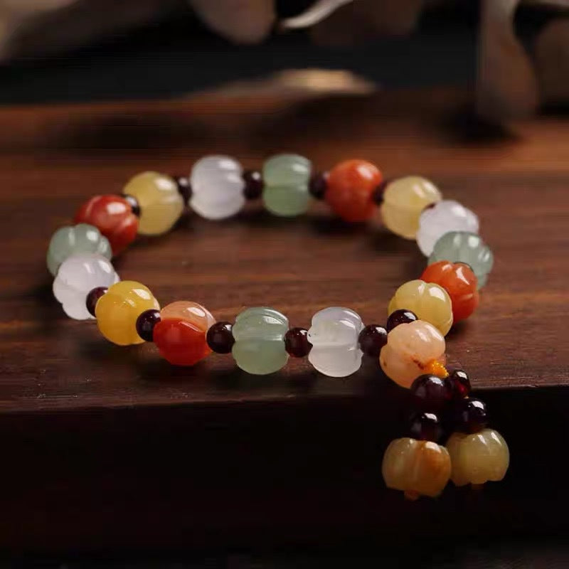 Natural Jade Bamboo Ornament Live Broadcast Bracelets