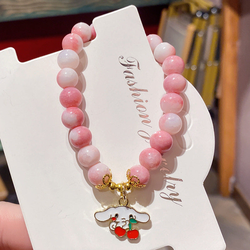 Clow en mélamine pour femmes, cadeau mignon en céramique pour bracelets