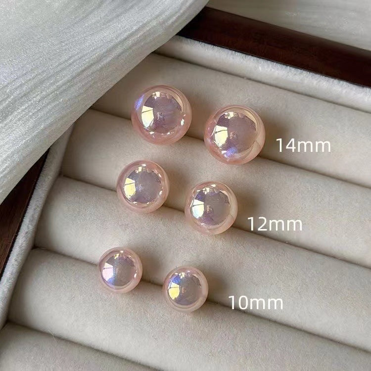 Women's Pearl Steamed Bread For Simple Compact Stud Earrings