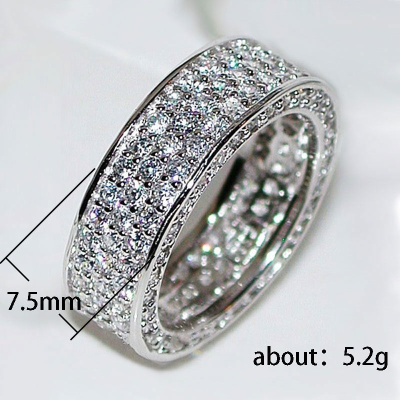 Attractive Korean Starry More Than Zircon Rings