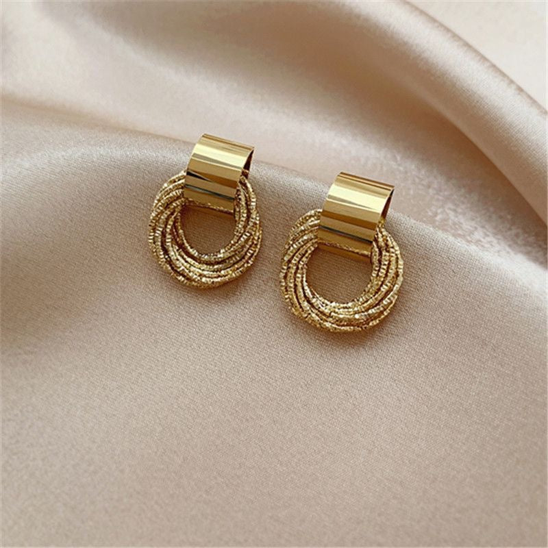 Women's Style Temperament Geometric Simple Metal Fashion Rings