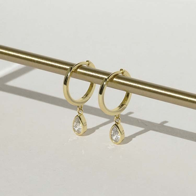 Women's Simple Exquisite Clip High-grade Temperament Leisure Eardrops Ear Buckle