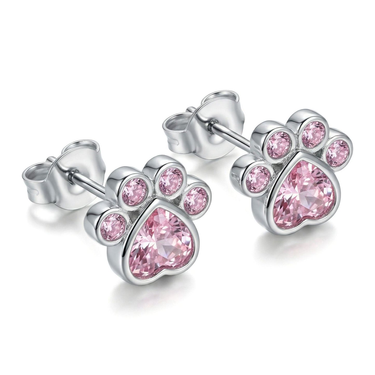 Women's & Men's Material Finely Inlaid Niche High Sense Basic Stud Earrings