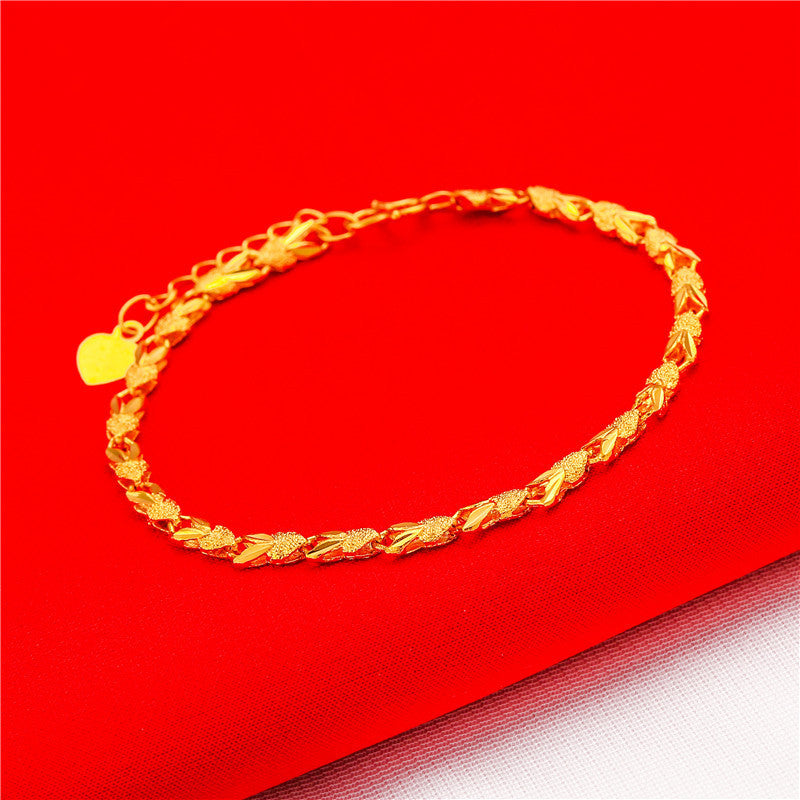 Jewelry Brass Gold-plated Fish Four-leaf Heart Bracelets