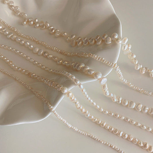 Women's Pearl French Retro Simple Graceful Elegant Necklace