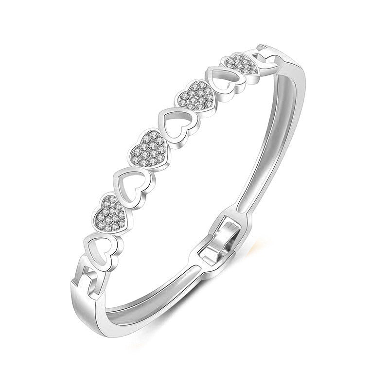 Stall Night Market Zircon Diamond Alloy Bracelets