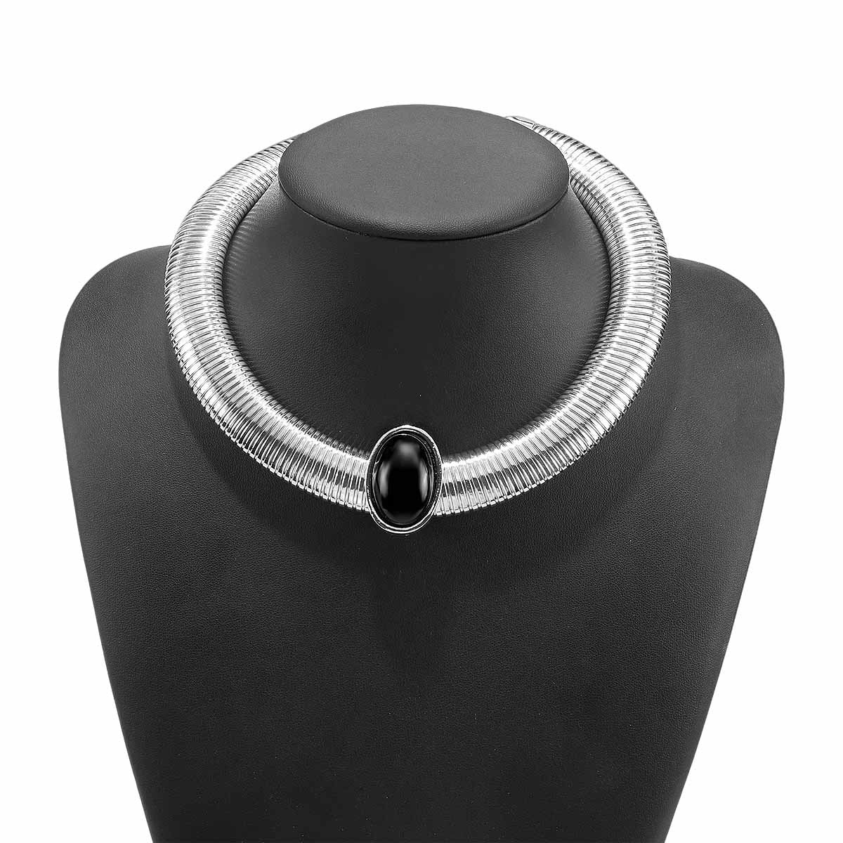 Wide Version Snake Bones Chain Collar Personality Necklace